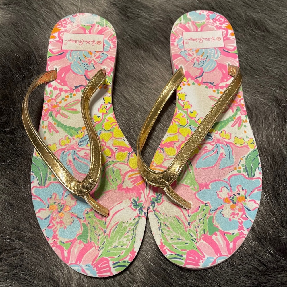 Lilly Pulitzer for Target Flip Flops